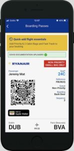 Ryanair lansează ''Covid-19 Certificate Wallet'' 3